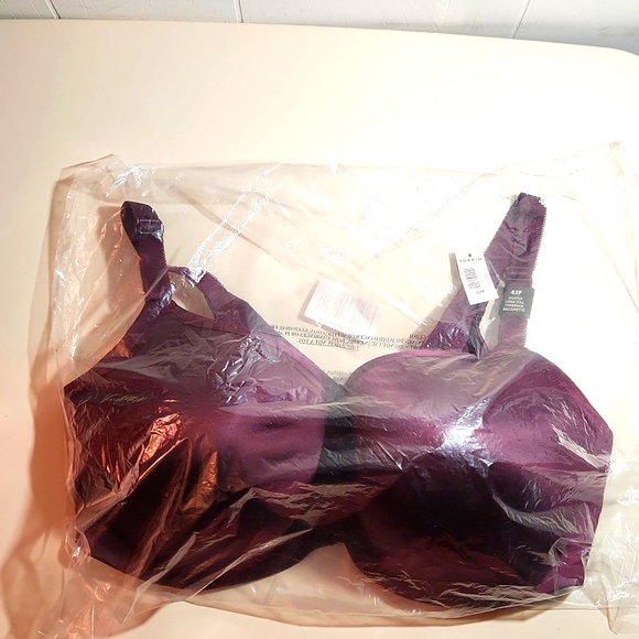 NWT TORRID BRA - POTENT PURPLE BALCONETTE LIGHTLY LINED SHINE 360 BACK SMOOTHING - Picture 3 of 7